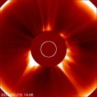Latest LASCO C2 image of the Sun